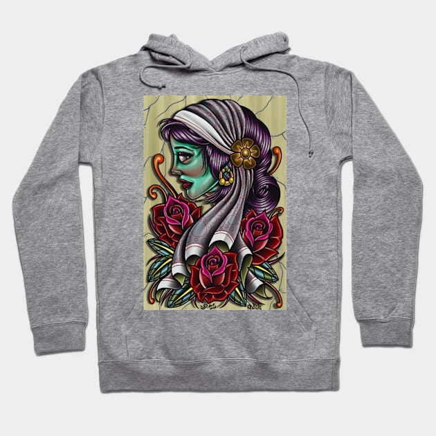 Z-Girl Hoodie by 341tattoos